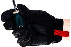 Шлицевая магнитная отвертка Rockforce Profi S2 SL6.5х30мм, на пластиковом держателе RF-70365030(28264)