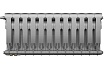 Радиатор Royal Thermo BiLiner 350/Silver Satin VDR - 12 секций НС-1309717