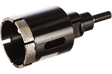 Коронка алмазная по керамограниту, серебряная пайка (50 мм) TRIO-DIAMOND GCB765