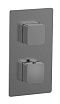 Смеситель для душа AQUAme Savona AQM8809GM термостат, оружейный металл