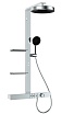 Душевая стойка Black&White Gravity GH-9005C термостат, хром