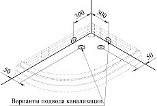 Поддон для душа Радомир 1-11-0-1-0-008 120x80 L