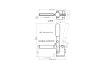 Механический зажим с вертикальной ручкой, усилие 182кг Goodhand GH-12205