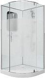 Душевая кабина Grossman GR171 90x90 см, стекло матовая полоса
