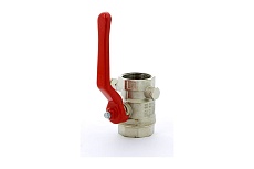 Шаровой кран ITAP ВВ 1 1/4 с заглушкой 1/4 и дренажным вентилем, ручка 115 11/4'