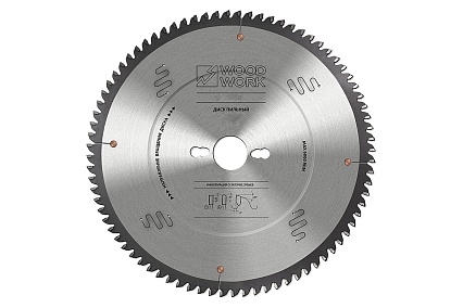 Диск пильный для алюминия 210x2.2/1.6x30 мм, Z=64, A=-5° WOODWORK 36.210.64