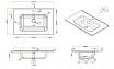 Тумба с раковиной BelBagno Kraft 70 см