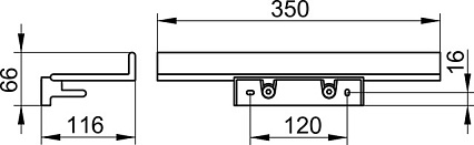 Полка Keuco Collection Reva 12858510000 белый матовый