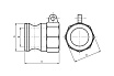 Полипропиленовый камлок Гроссис тип A 1 1/4" 0431748