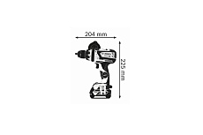 Аккумуляторная дрель-шуруповерт Bosch GSB 18V-110C 06019G030D