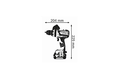 Аккумуляторная дрель-шуруповерт Bosch GSB 18V-110C 06019G030D