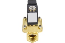Электромагнитный клапан DN.ru VS2W-400V-PU-NC Ду25 Ру10 латунь, пилотный VITON 220В AC D130-01493