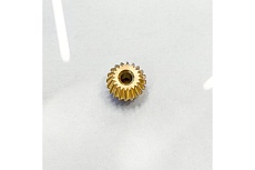 Шестерня коническая ATF латунь, d10, 20 зубьев, ТРВШ.МС1000.032-02