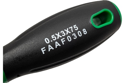 Шлицевая отвертка Toptul серии Pro-Plus 3x75 мм FAAF0308