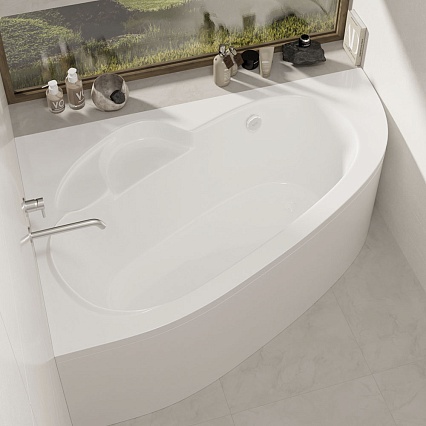 Акриловая ванна Alba Spa Katrina 170x110 L белый ВАС029030Л100