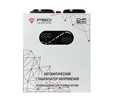 Стабилизатор напряжения FED 500 дисплей, 2 розетки F500Н2П