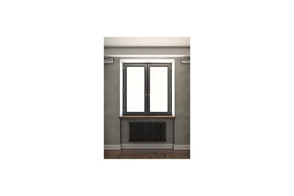 Трубчатый радиатор Zehnder Charleston 3057/26/1270/RAL 9217, 3/4