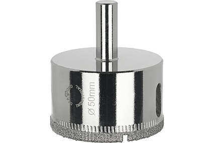 Коронка алмазная по керамике, плитке и стеклу 50 мм Diamond Industrial DIDCBC050
