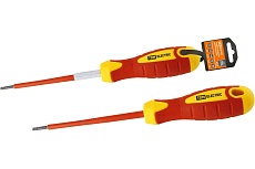 Шлицевая диэлектрическая отвертка тип SL8x175, серия «ЭкспертЭлектрик» TDM SQ1007-0105