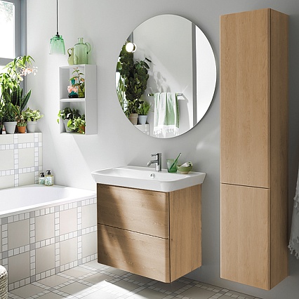 Тумба с раковиной Burgbad Iveo 80 см