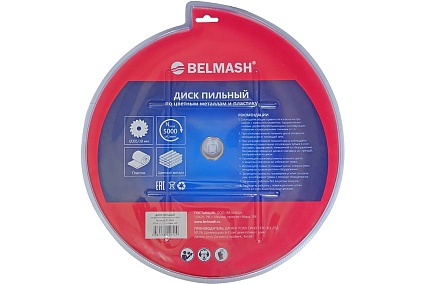 Диск пильный по цветным металлам и пластику BELMASH 305х3.1/2.1х30 мм, 80T Белмаш RD154A
