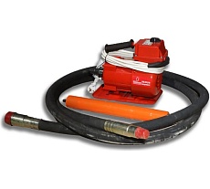 Переносной глубинный вибратор TeaM 1400 кв.т., вал 4.5 м, нак. 51 мм ВИБ144551