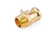 Камлок TITAN LOCK латунный TITAN LOCK тип F ниппель, наружная резьба BSP 2 1/2&quot; TL250FBR
