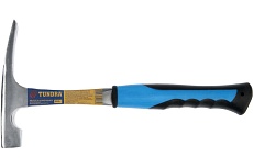 Молоток каменщика Тундра цельнокованый, 2К рукоятка, 600 г 1672068