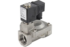 Электромагнитный клапан DN.ru VS2W-401N-PU-NC Ду25 Ру10 сталь 220В AC пилотный D130-01279