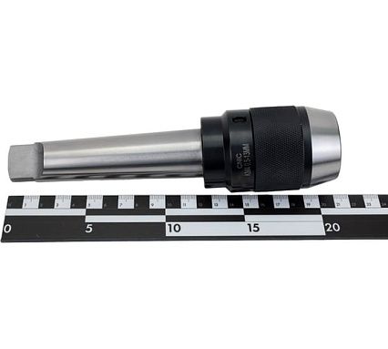 Патрон сверлильный самозажимной бесключевой ПСС-13 с хвостовиком КМ4 с лапкой, 0.5-13 мм CNIC 55076