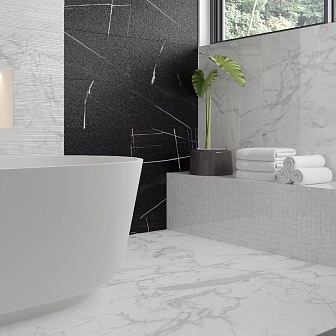 Керамогранит Kerranova Marble Trend Carrara 60x60 см, K-1000/LR/600x600x10