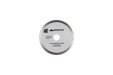 Диск алмазный сплошной супер тонкий (125х22.2 мм) Vertextools 04-125-3