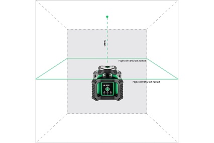 Профессиональный лазерный нивелир ADA ROTARY 400 HV-G SERVO А00584