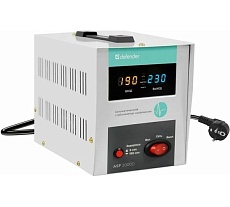 Напольный стабилизатор напряжения Defender ASF 2000D 1200Вт метал корпус, 2 розетки 99037