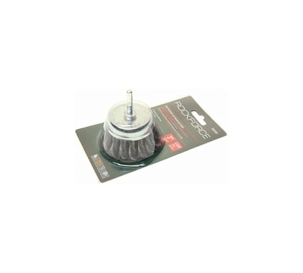 Кордщетка чашеобразная стальная витая 75 мм, в блистере Rockforce RF-BCR103(29065)
