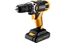 Аккумуляторная дрель-шуруповерт Deko 20В DKCD20FU-Li + набор 63 инструмента в кейсе, 2x3.0Ач, з/у 063-4175