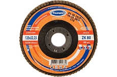 Круг лепестковый торцевой КЛТ1 (125х22 мм; ZK80 38А 20/Р80) Tsunami D961000LZK12580