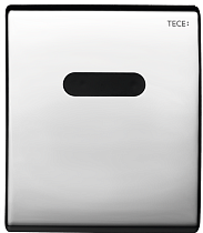 Кнопка смыва для писсуара TECE Planus 9242351 с ИК-датчиком (питание от батарейки 6В), металл, хром глянцевый