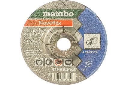 Диск шлифовальный Novoflex по металлу (150x22,2х6 мм) Metabo 616464000