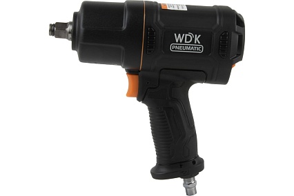 Пневматический ударный гайковерт Wiederkraft 1/2", 1750 Нм, композитный корпус WDK-20450