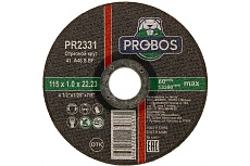Круг отрезной абразивный 115x1.0x22.23 мм PROBOS PR2331