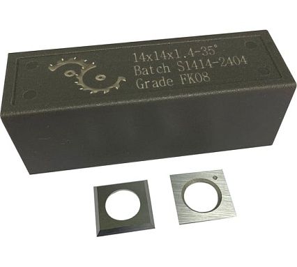 Нож сменный квадратный твердосплавный FHONK 4x14x1.4 35º HW (упаковка 10шт) 141414FK08-10