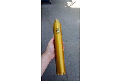 Коронка алмазная по бетону 120/400 мм, 10 сегментов, 1 1/4 GOLDEN DRAGON 120/400.11/4.GD