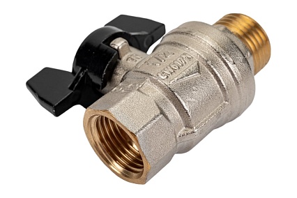Шаровой кран ELSEN Strong T, 1/2", НВ, ручка-бабочка EV12.2201