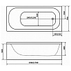 Акриловая ванна Тритон Ультра 170х70 см