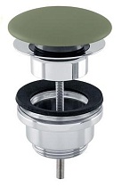Донный клапан Galassia 9916SV универсальный, зелёный матовый