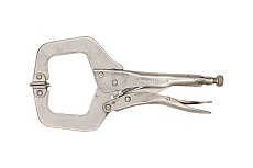 Ручной зажим с фиксатором РемоКолор увеличенный захват, подвижные губки, 270 мм, раскрытие губок до 80 мм 34-3-270