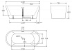 Акриловая ванна BelBagno BB71-1600 160x75 см