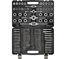 Набор метчиков и плашек метрический 110 предметов Forcekraft FK-B110-1(60358)