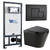Комплект Weltwasser 10000011085 унитаз Salzbach 041 MT-BL + инсталляция Marberg 507 + кнопка Mar 507 SE MT-BL